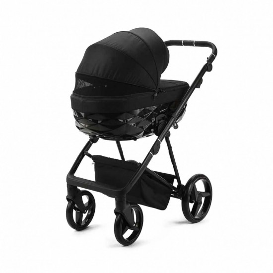 Mee-go Milano Quantum 2 in 1 Pram & Pushchair, Carbon Black