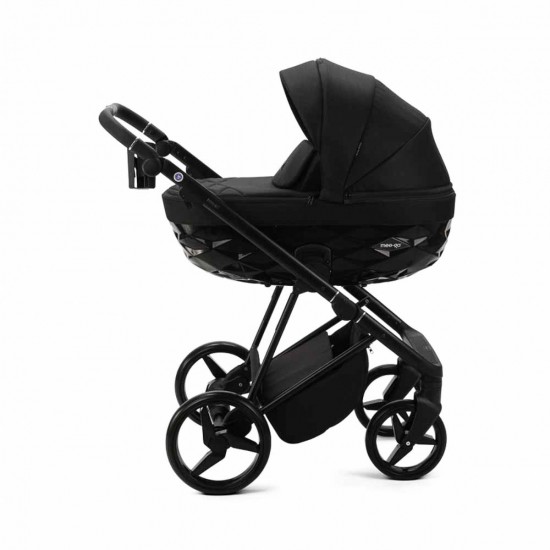 Mee-go Milano Quantum 3 in 1 Isofix Travel System, Carbon Black