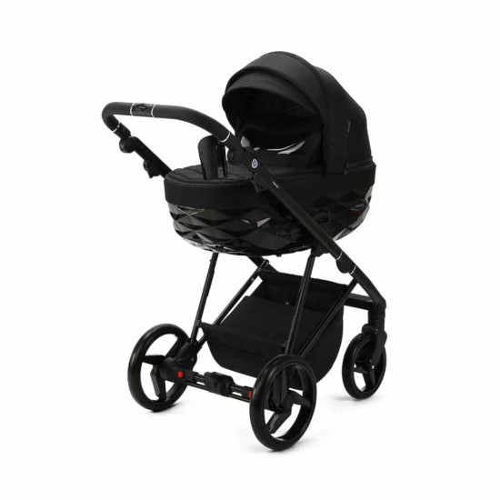 Mee-go Milano Quantum 3 in 1 Isofix Travel System, Carbon Black