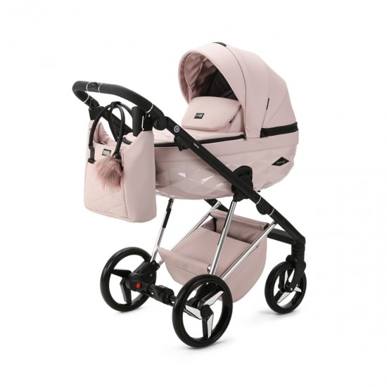 Mee-go Milano Quantum 3 in 1 Isofix Travel System, Pretty in Pink