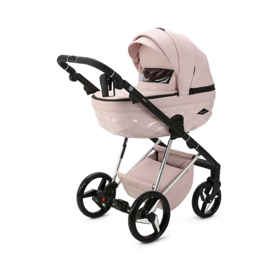 Mee-go Milano Quantum 3 in 1 Isofix Travel System, Pretty in Pink