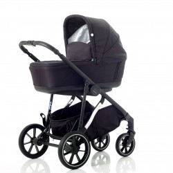 Mee-go Uno Plus 2 in 1 Pram & Pushchair, Black/Chrome