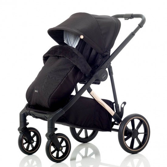 Mee-go Uno Plus 2 in 1 Pram & Pushchair, Black/Rose