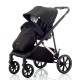 Mee-go Uno Plus 3 in 1 Travel System, Black/Rose