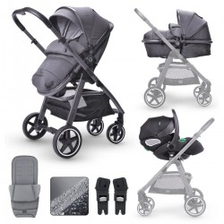 Miniuno TouraGo Travel System, Anthracite 