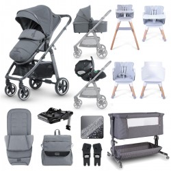 Miniuno VenToura Ultimate Travel System Bundle, Anthracite