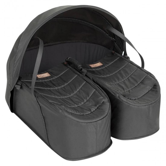 Mountain Buggy Nano Duo Twin Stroller From Birth Bundle, Black Mountain Buggy Nano Duo Twin Stroller From Birth Bundle, Black