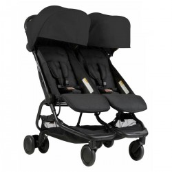 Mountain Buggy Nano Duo Twin Stroller, Black