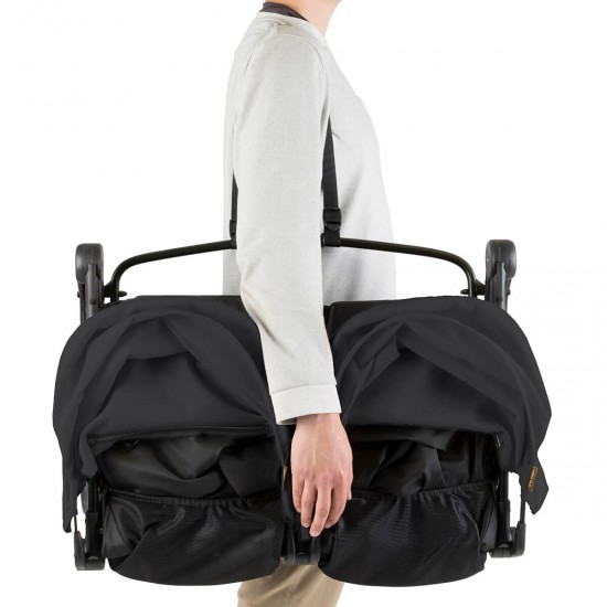 Mountain Buggy Nano Duo Twin Stroller, Black