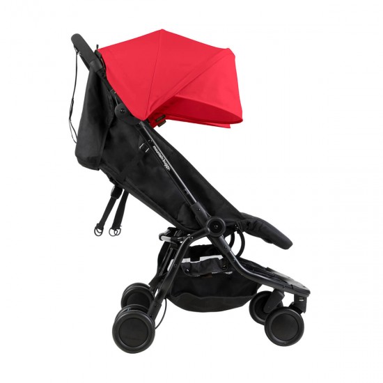 Mountain Buggy Nano Duo Twin Stroller, Ruby Mountain Buggy Nano Duo Twin Stroller, Ruby