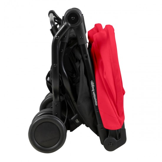 Mountain Buggy Nano Duo Twin Stroller, Ruby Mountain Buggy Nano Duo Twin Stroller, Ruby