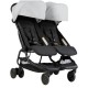 Mountain Buggy Nano Duo Twin Stroller, Silver Mountain Buggy Nano Duo Twin Stroller, Silver