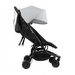 Mountain Buggy Nano Duo Twin Stroller, Silver