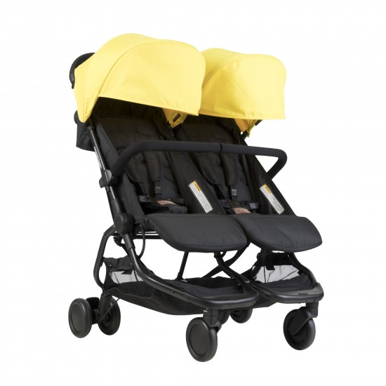 Mountain Buggy Nano Duo Twin Stroller, Cyber Mountain Buggy Nano Duo Twin Stroller, Cyber