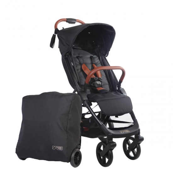 Mountain Buggy Nano Urban Compact Stroller + Accessory Pack, Black Mountain Buggy Nano Urban Compact Stroller + Accessory Pack, Black