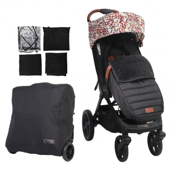 Mountain Buggy Nano Urban Compact Stroller + Accessory Pack, Year of the Snake Mountain Buggy Nano Urban Compact Stroller + Accessory Pack, Year of the Snake