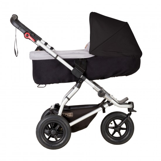 Mountain Buggy Swift Stroller + Carrycot Plus, Black Mountain Buggy Swift Stroller + Carrycot Plus, Black