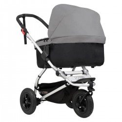 Mountain Buggy Swift Stroller + Free Carrycot Plus, Silver