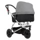 Mountain Buggy Swift Stroller + Free Carrycot Plus, Silver