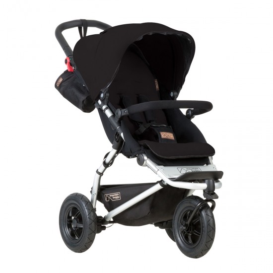 Mountain Buggy Swift Stroller + Carrycot Plus, Black Mountain Buggy Swift Stroller + Carrycot Plus, Black