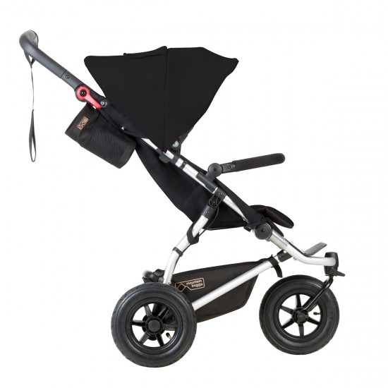 Mountain Buggy Swift Stroller + Carrycot Plus, Black Mountain Buggy Swift Stroller + Carrycot Plus, Black
