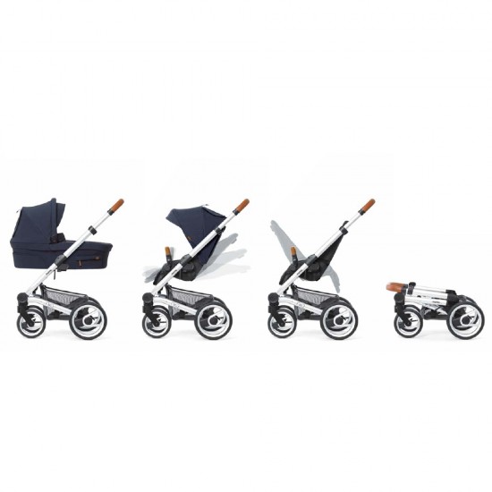 Mutsy Nio Adventure 3 in 1 Pram + Footmuff, Ocean Blue