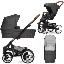 Mutsy Nio North 3 in 1 Pram + Footmuff, Grey