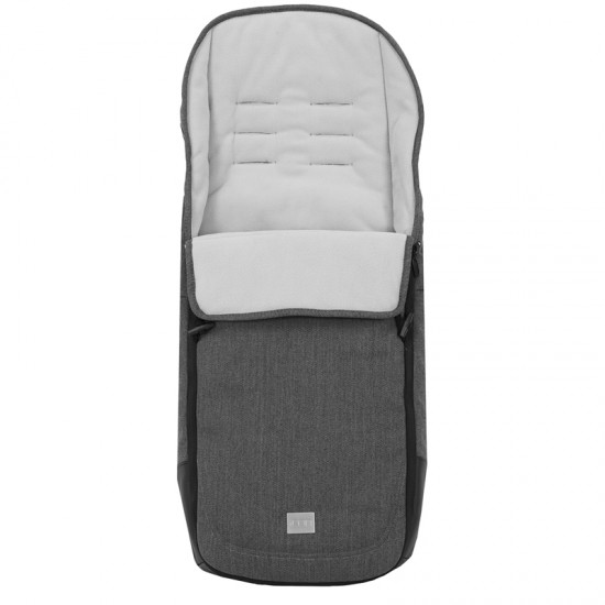 Mutsy iCon Vision 3in1 Pram + Footmuff & Adapters, Smokey Grey