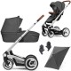 Mutsy iCon Vision 3in1 Pram + Adapters & Parasol, Smokey Grey