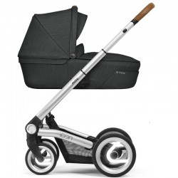 Mutsy iCon Vision 3in1 Pram + Footmuff, Changing Bag & Adapters, Urban Grey