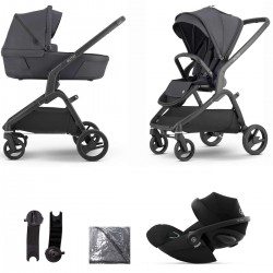 Mutsy Flow 3 in 1 Cloud G Travel System - Bundle 1, North Black