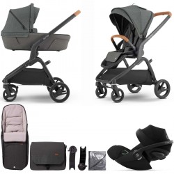 Mutsy Flow 3 in 1 Cloud G Travel System - Bundle 3, Urban Green