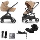 Mutsy Flow 3 in 1 Cloud G + Base Travel System - Bundle 4, Hazel