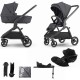 Mutsy Flow 3 in 1 Cloud G + Base Travel System - Bundle 4, North Black