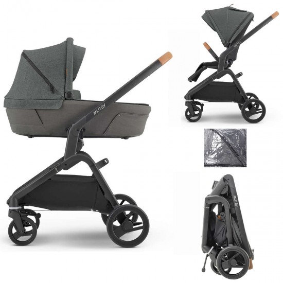 Mutsy Flow 2 in 1 Pram, Urban Green