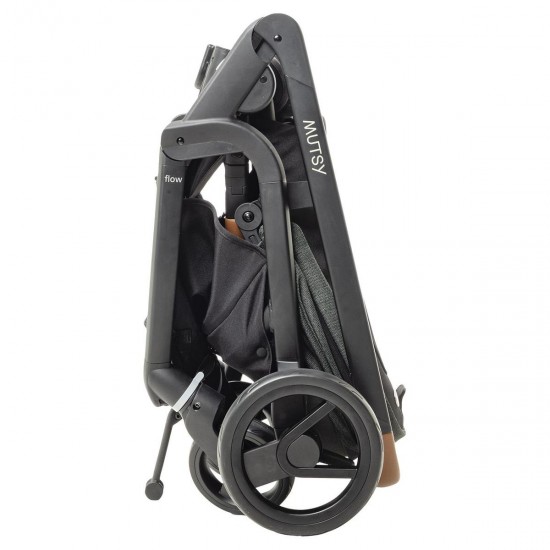 Mutsy Flow 3 in 1 Aton B2 + Base Travel System - Bundle 7, North Black