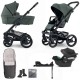 Mutsy Nio 3 in 1 Aton B2 + Base Travel System - Bundle 8, Pine Green