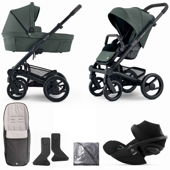 Mutsy Nio 3 in 1 Cloud G Travel System - Bundle 2, Pine Green