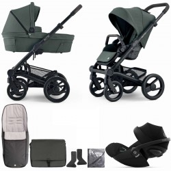 Mutsy Nio 3 in 1 Cloud G Travel System - Bundle 3, Pine Green