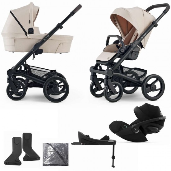 Mutsy Nio 3 in 1 Cloud G + Base Travel System - Bundle 4, Cosmic Sand