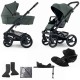 Mutsy Nio 3 in 1 Cloud G + Base Travel System - Bundle 4, Pine Green