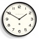 Newgate Echo Number One Modern Analogue Large Wall Clock, 53cm, Black