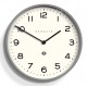 Newgate Echo Number One Modern Analogue Large Wall Clock, 53cm, Posh Grey