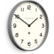 Newgate Echo Number One Modern Analogue Large Wall Clock, 53cm, Posh Grey