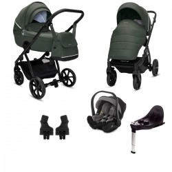 Noordi Fjordi V2 4 in 1 Travel Carrier Isofix Travel System, Alpine Moss