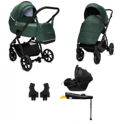 Noordi Fjordi V2 4 in 1 Terra Isofix Travel System, Emerald Green