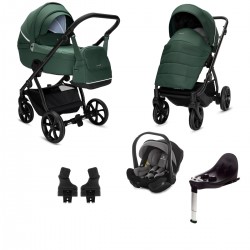 Noordi Fjordi V2 4 in 1 Travel Carrier Isofix Travel System, Emerald Green