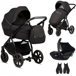 Noordi Luno All Trails 3 in 1 Travel Carrier i-Size Travel System, Midnight