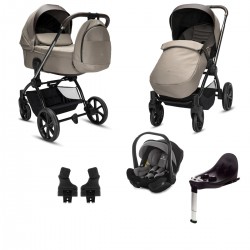 Noordi Sole V3 4 in 1 Travel Carrier Isofix Travel System, Arctic Mink