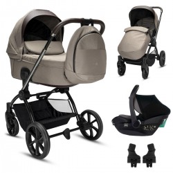 Noordi Sole V3 3 in 1 Travel Carrier i-Size Travel System, Arctic Mink